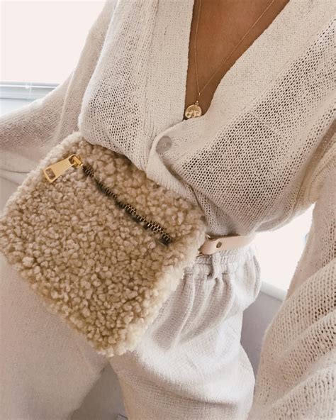 belt bag sheepskin bag|sheepskin handbags for women.